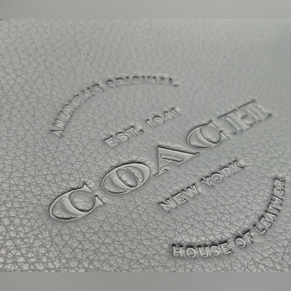 Coach Large  Backpack In Signature Jacquard With Varsity Stripe - Picture 11 of 14